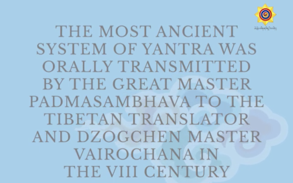 Prof. Namkhai Norbu: The Yantra Yoga Lineage