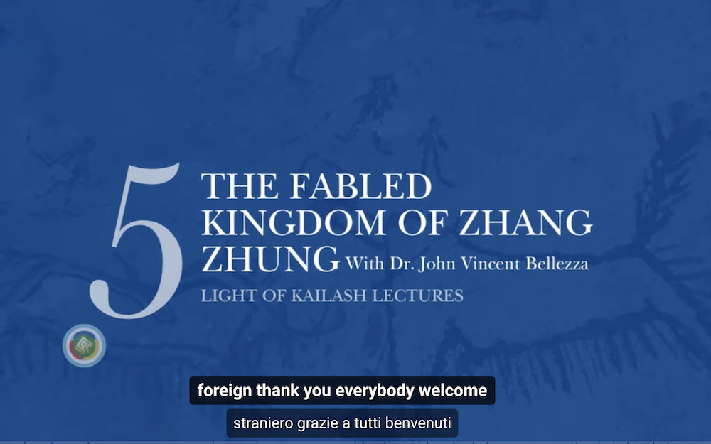 Light of Kailash Lecture 5: The Fabled Kingdom of Zhang Zhung with Dr. John Vincent Bellezza